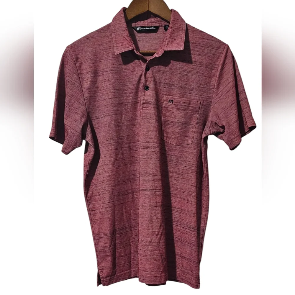 Travis Mathew Tender Hooligan Golf Polo | Heather Scooter | Size M - Picture 2 of 7